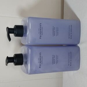 Pecksniff’s Lavender & White Tea Hand Wash Lot Of 2 Large 24.5 oz 725ml Each